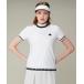  официальный Lanvin sport ребра ti tail mok шея рубашка с коротким рукавом женский стрейч UV cut Golf одежда VG4FHS11L 24FW