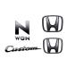 HONDA Honda оригинальный черный эмблема N-WGN Custom для 08F20-TKR-000C | Honda оригинальный JH3 JH4 NWGN N-WGN NWGN custom N-WGN custom эмблема Logo машина замена 