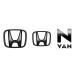 HONDA Honda оригинальный черный эмблема 08F20-TXA-000C | HONDA оригинальный Honda оригинальный N-VAN E: JJ3 корпус детали автомобиль украшать эмблема детали 