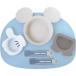  Icon обеденная тарелка Mickey Mouse × голубой бежевый 306934 | 24-0308-043 товары для малышей посуда товары plate обеденная тарелка маленькая тарелка ложка вилка 