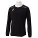 asics Asics M GAME LS TOP PERFORMANCE BLACK M 2051A115 1 | спорт волейбол мужской M разрезной структура чёрный черный 
