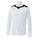 asics Asics M GAME LS TOP BRILLIANT WHITE M 2051A115 100 | спорт волейбол мужской M разрезной структура белый белый 
