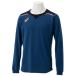 asics Asics M GAME LS TOP MAKO BLUE S 2051A115 401 | спорт волейбол мужской S разрезной структура синий голубой 