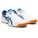 asics Asics ATTACK HYPERBEAT 4 WHITE/MAKO BLUE 26.5 1073A056 100 | спорт обувь обувь 26.5 женский мужской настольный теннис гибкий белый белый синий голубой 