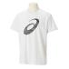 asics Asics ES DRY BIGLOGO SS SHIRT brilliant белый X серый L 2031E019 100 | спорт мужской L серый белый tops рубашка короткий рукав 