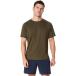 asics Asics ACTIBREEZE panel ja карта рубашка Brown Stone XL 2031F123 200 | спортивный товар одежда мода короткий рукав футболка cut and sewn 