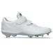 asics Asics GOLDSTAGE I-PRO FORCESPEED MG WHITE/WHITE 28 1121A075 110 | спортивный товар бейсбол сопутствующие товары шиповки белый металлические принадлежности металл бейсбол шиповки обувь обувь 
