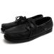 Paraboot Paraboot deck shoes BARTH FOUL NOIR балка s полный серый n кожа телячья кожа deck shoes специальный подошва [MARINE] мокасины s