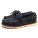 BALLY Bally deck shoes Gabel полный серый n кожа телячья кожа полоса туфли без застежки мокасины 