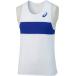 asics Asics SINGLET белый x голубой 150 XT1039 145 | спорт наземный мужской 150 внешний жакет рисунок полоса функция синий голубой 