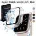 Apple Watch Series 7 / 8 / 9 �h���P�[�X 41mm�b�K���X�t�B������̌^�ی�J�o�[�b�������E�S�ʕی�b�w��h�~�bPC�f�ނŏՌ��z��