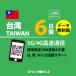 [ mail пересылка ] Taiwan eSIM 6 дней безграничный Taiwan SIMplipeidoSIM прост в установке 5G/4G/LTE схема данные сообщение специальный договор не необходимо Япония MVNO