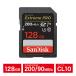 SD�J�[�h SDXC 128GB SanDisk �T���f�B�X�N ���� ��჌�t �Ǎ�200MB/s ����90MB/s Extreme PRO UHS1 U3 Class10 V30 SDSDXXD-128G-GN4IN �l�R�|�X�֔z������4��