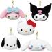  Sanrio герой z лицо чехол для пропуска черный mi Chan чехол для пропуска Pochacco чехол для пропуска My Melody Cinnamoroll мягкая игрушка чехол для пропуска 
