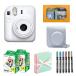 [ gift Cheki ] Fuji film Cheki instant camera instax mini 12[k Ray white ] camera case attaching gift BOX set 