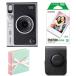 (4 позиций комплект B) Fuji Film камера мгновенной печати Cheki instax mini Evo C BK плёнка альбом специальный с футляром!Evo C черный 