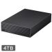 [�V�i] �O�tHDD �o�b�t�@���[ HD-NRLD4.0U3-BA [USB3.1/USB3.0/USB2.0 �O�t��HDD PC�p��TV�^��p �É����h�U�����M�݌v ���{�� 4TB]4981254049075