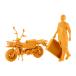  Max Factory PLAMAX MF-104 1/20 Rider*s portrait Honda MOTRA желтый пластиковая модель [12 месяц предварительный заказ ]
