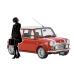  Hasegawa 1/24 Mini Cooper w/ девушки фигурка новый 3D принт фигурка пластиковая модель SP716 [11 месяц предварительный заказ ]