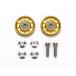  Tamiya Mini 4WD специальный проект ( детали ) легкий 13mm все aluminium подшипник ролик ( Gold ) Mini 4WD детали No.95704 [5 месяц предварительный заказ ]