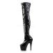 Pleaser �v���[�U�[ �j�[�n�C�u�[�c �T�C�n�C�u�[�c ���f�B�[�X �����Y 18cm �q�[�� ���� �� �u���b�N �G�i���� �n�C�q�[�� �傫���T�C�Y �����O�u�[�c ���[ �֘A�摜2