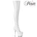 Pleaser �v���[�U�[ �j�[�n�C�u�[�c �T�C�n�C�u�[�c ���f�B�[�X �����Y 18cm �q�[�� ���� �� �z���C�g �G�i���� �n�C�q�[�� �傫���T�C�Y �����O�u�[�c ���[