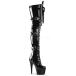 Pleaser �v���[�U�[ �j�[�n�C�u�[�c �T�C�n�C�u�[�c ���� �� �u���b�N �G�i���� 18 cm �q�[�� ���f�B�[�X �����Y �n�C�q�[�� �x���g �҂ݏグ �傫���T�C�Y ���