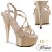 Pleaser �v���[�U�[ �q�[�� �T���_�� ���� 15cm �q�[�� �x�[�W�� 15cm�q�[�� �G�i���� �R���e�X�g �q�[�� ���C���X�g�[�� �ߑ� �~�X�R�� �p �V���[�Y ���[ ���