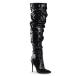 Pleaser �v���[�U�[ �j�[�n�C�u�[�c �T�C�n�C�u�[�c 13cm �q�[�� �� �u���b�N �X�p���R�[�� �傫���T�C�Y ���f�B�[�X �����Y �n�C�q�[�� �|�C���e�b�h�g�D ���