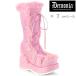 demonia �f���j�A �����O�u�[�c ���� �~�h���u�[�c 7cm�q�[�� �s���N �r�[�K�����U�[ �҂ݏグ �W�b�p�[ �傫���T�C�Y ����C �t�F�C�N�t�@�[ CUBBY-311 ���