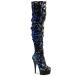 Pleaser �v���[�U�[ �j�[�n�C�u�[�c �T�C�n�C�u�[�c ���� 15 cm �q�[�� �� �u���b�N �� �u���[ �� �C�G���[ �� ���C���{�[ �傫���T�C�Y ���f�B�[�X �����Y ���