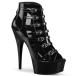 �u�[�e�B ���� Pleaser �v���[�U�[ 15 cm �q�[�� �V���[�g�u�[�c �u�[�c�T���_�� �� �u���b�N �G�i���� �o�b�N���x���g �I�[�v���g�D �C ���f�B�[�X �����Y ���
