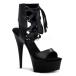 �V���[�g�u�[�c �u�[�c�T���_�� ���� Pleaser �v���[�U�[ 15 cm �q�[�� �T���_�� ���[�X�A�b�v �� �u���b�N ����� �傫���T�C�Y �C ���f�B�[�X �����Y ���