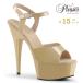 Pleaser �v���[�U�[ 15 cm �q�[�� �L���o �q�[�� �T���_�� ���� �N���[�� �x�[�W�� �G�i���� �X�g���b�v �n�C�q�[�� �傫���T�C�Y ���f�B�[�X �����Y ���[ ���