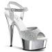 �L���o �q�[�� �T���_�� ���� Pleaser �v���[�U�[ 15 cm �q�[�� �� �V���o�[ ���^���b�N ���� �X�g���b�v �n�C�q�[�� �傫���T�C�Y �C ���f�B�[�X �����Y ���