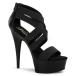 �O���f�B�G�[�^�[ �T���_�� ���� Pleaser �v���[�U�[ 15 cm �q�[�� �� �u���b�N �X�g���b�v �n�C�q�[�� �s���q�[�� �L���o �q�[�� �C ���f�B�[�X �����Y ���