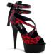 �O���f�B�G�[�^�[ �T���_�� ���� Pleaser �v���[�U�[ 15cm �q�[�� �T�e�����[�X �� �u���b�N �� ���b�h �X�g���b�v �n�C�q�[�� �L���o �q�[�� �傫���T�C�Y ���
