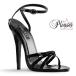 Pleaser �v���[�U�[ �n�C�q�[�� �T���_�� �傫���T�C�Y �u���b�N �G�i���� 15 cm �q�[�� ���� ���f�B�[�X �����Y �s���q�[�� �X�g���b�v �L���o �q�[�� �C ���