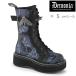 demonia �f���j�A �~�h���u�[�c �V���[�g�u�[�c ���� 5 cm �q�[�� �� �u���b�N ���[�X�A�b�v �x���g �� �� ���� �v�����g �傫���T�C�Y �C EMILY-352-PT ���