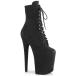 Pleaser �v���[�U�[ 20cm �q�[�� �V���[�g�u�[�c ���� �� �u���b�N �t�F�C�N�X�G�[�h �҂ݏグ ���[�X�A�b�v �W�b�p�[ �傫���T�C�Y �s���q�[�� �n�C�q�[�� ���