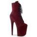 Pleaser �v���[�U�[ 20cm �q�[�� �V���[�g�u�[�c ���� �� ���C�����b�h �t�F�C�N�X�G�[�h �҂ݏグ ���[�X�A�b�v �������T�C�Y �傫���T�C�Y �n�C�q�[�� ���