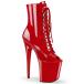 Pleaser �v���[�U�[ 20cm �q�[�� �V���[�g�u�[�c ���� �� ���b�h �G�i���� �҂ݏグ ���[�X�A�b�v �傫���T�C�Y �s���q�[�� �n�C�q�[�� �I�[�v���g�D ���