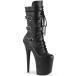 Pleaser �v���[�U�[ �V���[�g�u�[�c ���� 20cm �q�[�� �u�[�e�B �}�b�g �� �u���b�N �t�F�C�N���U�[ ���� ������ �n�C�q�[�� ���[�X�A�b�v �傫���T�C�Y ���
