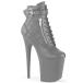 Pleaser �v���[�U�[ �V���[�g�u�[�c ���� 20cm �q�[�� �u�[�e�B �L���g �� �u���b�N �u�[�c �x���g ������ �n�C�q�[�� �҂ݏグ ���[�X�A�b�v �傫���T�C�Y ���