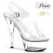 Pleaser �v���[�U�[ �N���A�q�[�� �R���e�X�g�p�q�[�� �L���o �T���_�� ���� 15cm�q�[�� ���f�B�[�X �����Y �傫���T�C�Y�Ή� �n�C�q�[�� �s���q�[�� ���[ ���