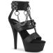 �O���f�B�G�[�^�[ �T���_�� ���� Pleaser �v���[�U�[ 15 cm �q�[�� �� �u���b�N ����� �u�[�c�T���_�� �X�g���b�v �n�C�q�[�� �C ���f�B�[�X �����Y ���
