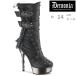 demonia ���� �u�[�c �~�h���u�[�c 14cm �q�[�� �� �u���b�N �r�[�K�����U�[ ���� ����� �傫���T�C�Y �p���N ���b�N V�n �S�V�b�N �S�X���� MUERTO-159 ���