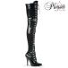 Pleaser �v���[�U�[ �n�C�q�[�� �j�[�n�C�u�[�c �傫���T�C�Y �������T�C�Y �� �u���b�N �G�i���� 13cm �q�[�� ���f�B�[�X �����Y �҂ݏグ �W�b�p�[ ���[ ���