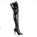 Pleaser �v���[�U�[ �n�C�q�[�� �j�[�n�C�u�[�c �傫���T�C�Y �������T�C�Y �� �u���b�N �G�i���� 13cm �q�[�� ���f�B�[�X �����Y �҂ݏグ �W�b�p�[ ���[ ��� �֘A�摜4
