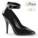Pleaser �v���[�U�[ �n�C�q�[�� �p���v�X �傫���T�C�Y �������T�C�Y �� �u���b�N �G�i���� 13cm �q�[�� ���� ���f�B�[�X �����Y �s���q�[�� �C ���[ ���